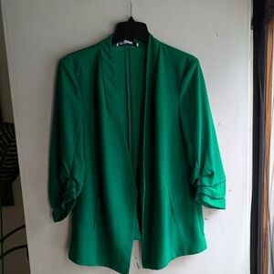 Belle Vere Women's Green Blazer. US XL.